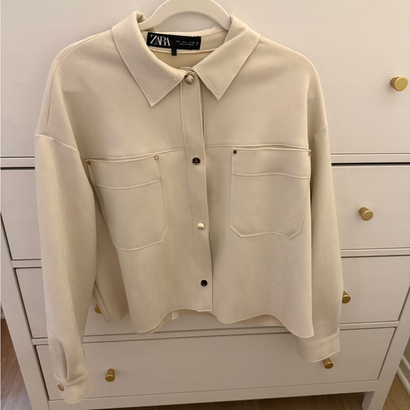 Zara Faux Suede Jacket - Picture 2 of 6